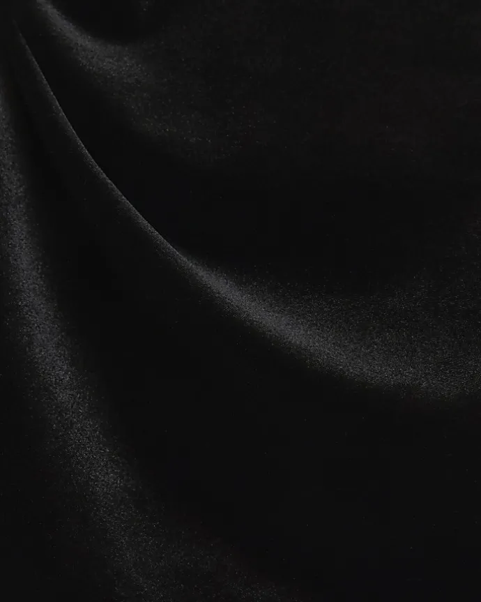 Plus black velvet asymmetric bandeau top