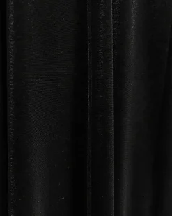 Plus black velvet bandeau jumpsuit