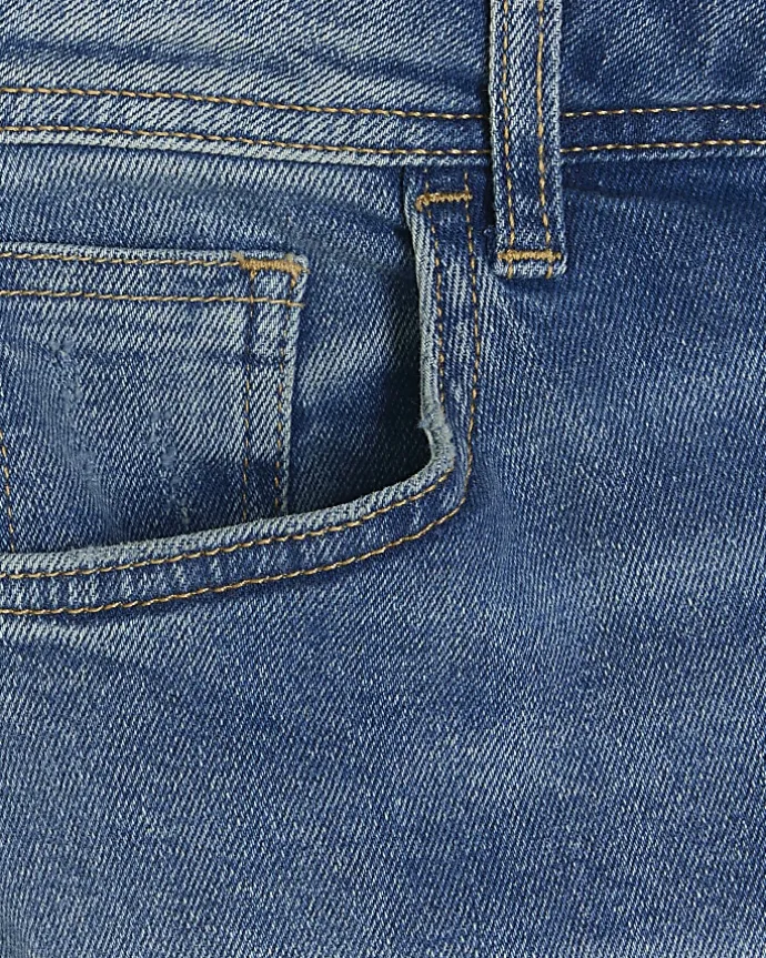 Plus blue high waisted bum sculpt mom jeans