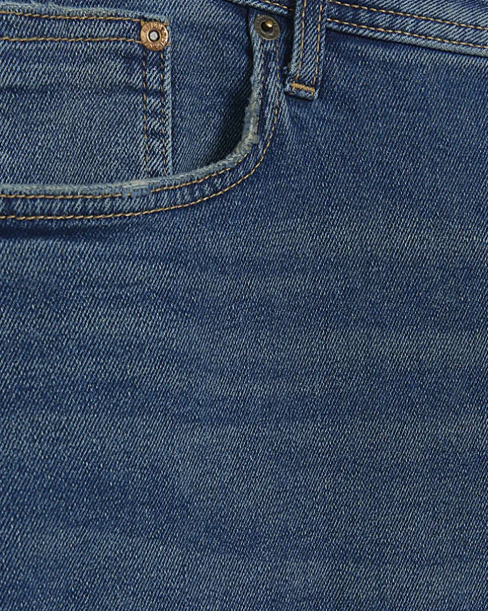 Plus blue high waisted mom jeans
