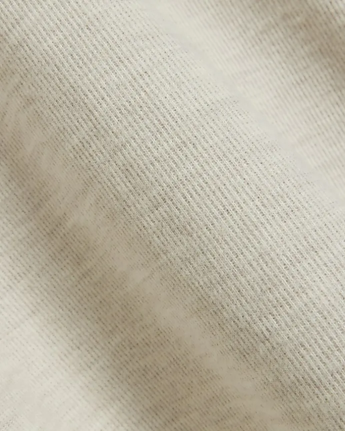 Plus cream rib cosy sweatshirt