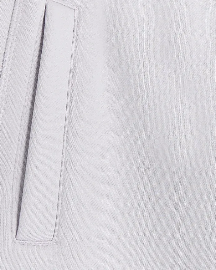 Purple regular fit rib panel shorts