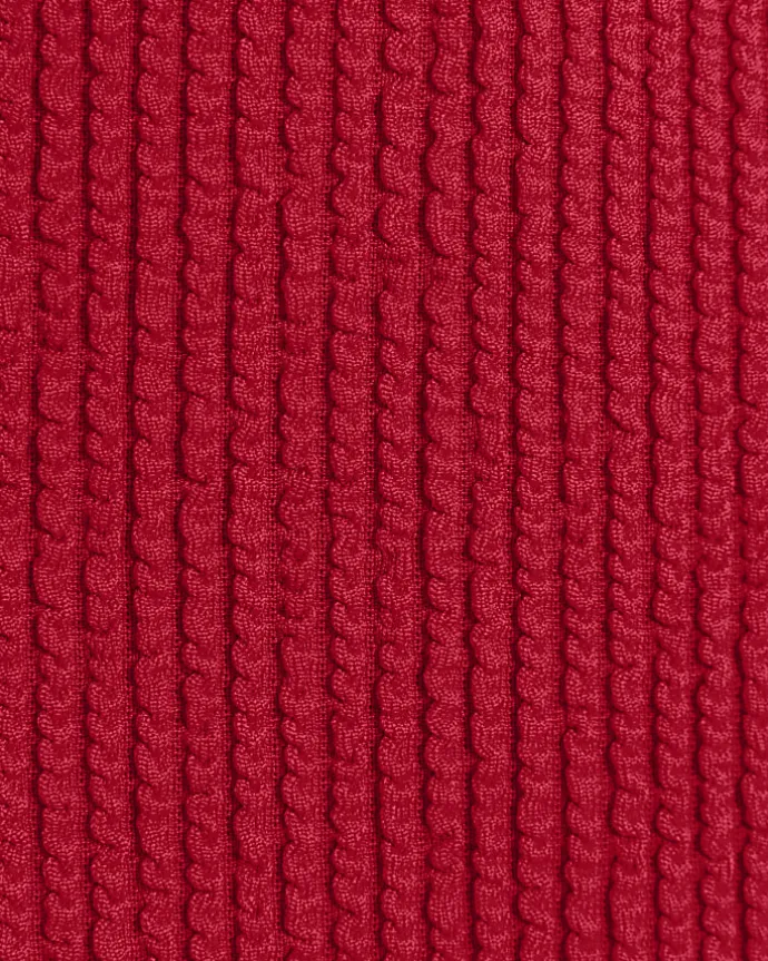 Red crinkle Swimsuit