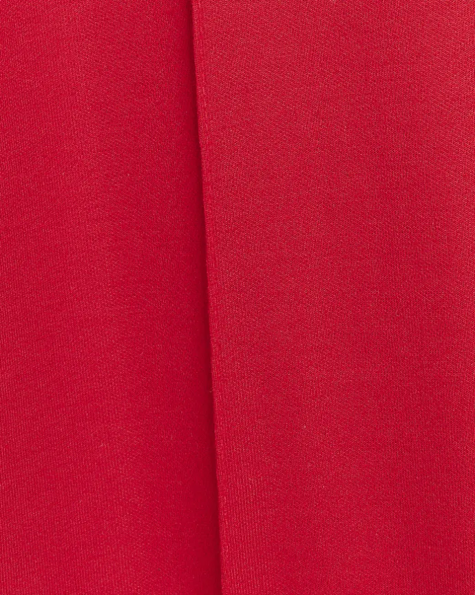 Red side stripe wide leg joggers