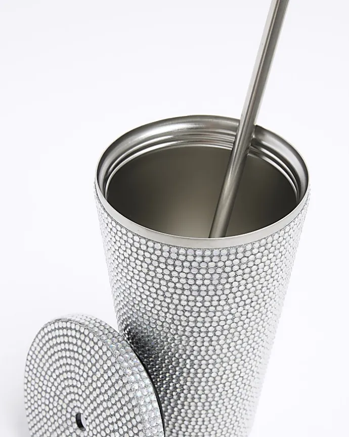 Silver Diamante Cup