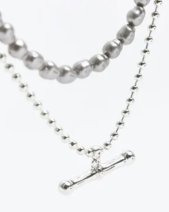 Silver plated necklace