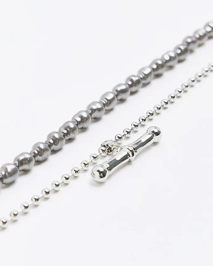Silver plated necklace