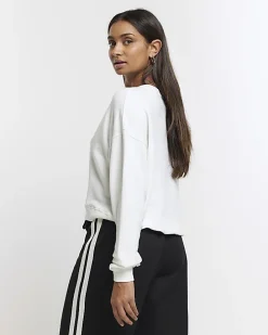 White heart sweatshirt