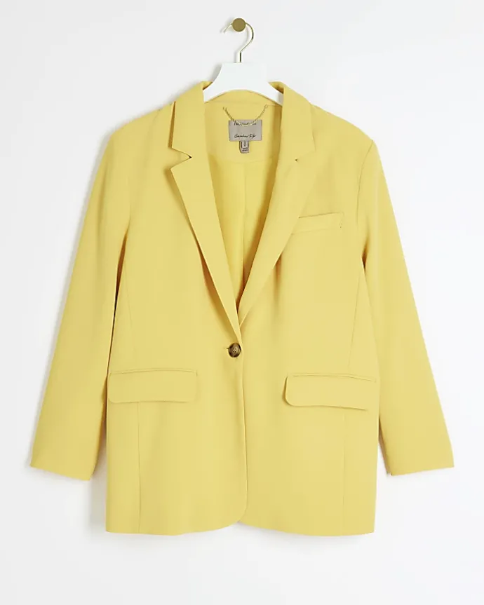 Yellow smart blazer