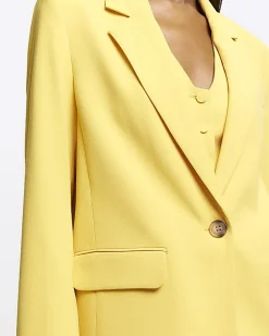 Yellow smart blazer